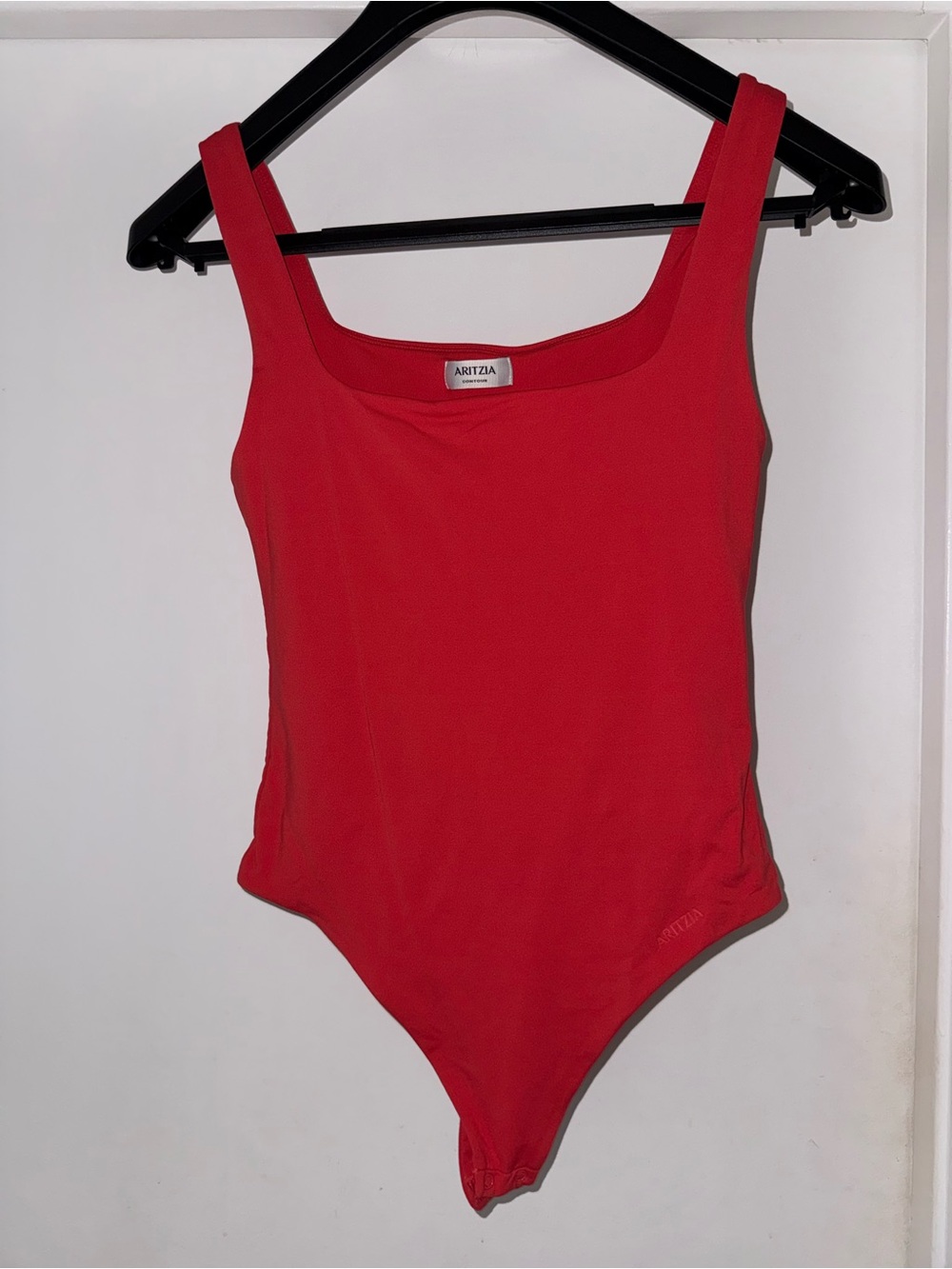 Aritzia Red One-Piece Bodysuit